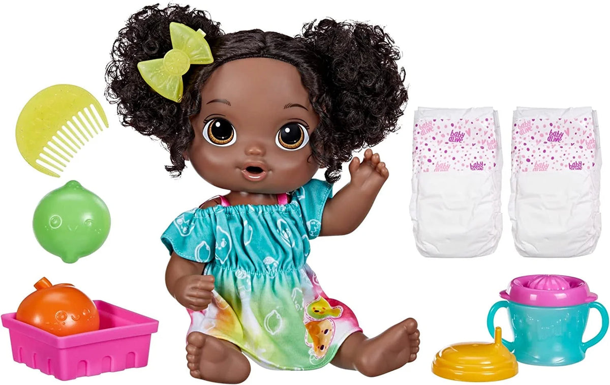 12-inch Baby Doll Set with Black Hair N52313