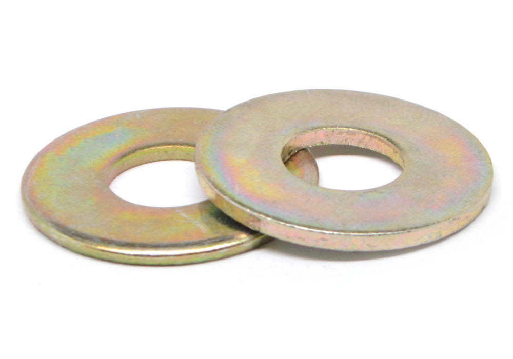 1/2x22 Flat Washer USS Pattern Low Carbon Steel Yellow Zinc Plated P572