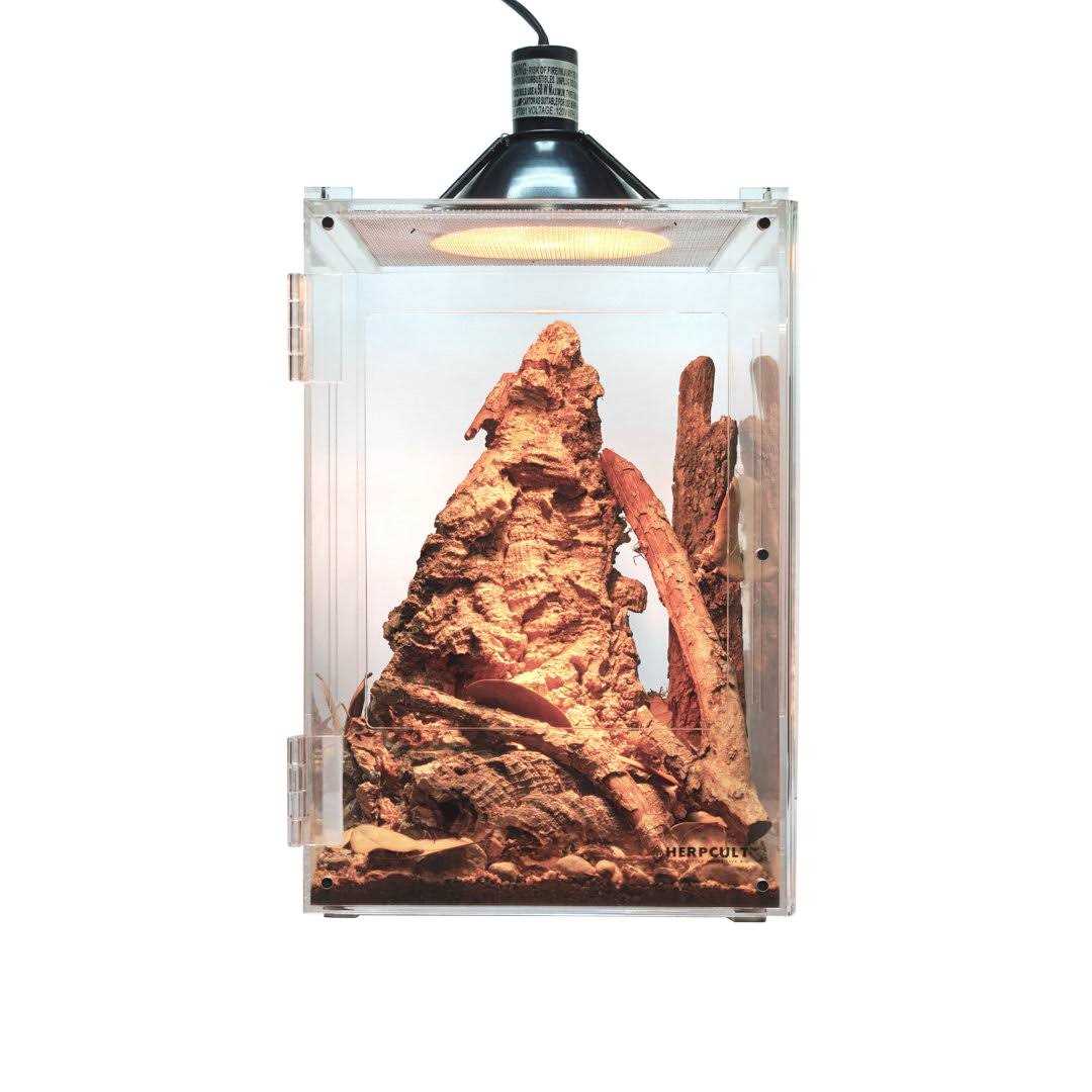 Acrylic Reptile Enclosure Front-Opening 8x8x12 E23741