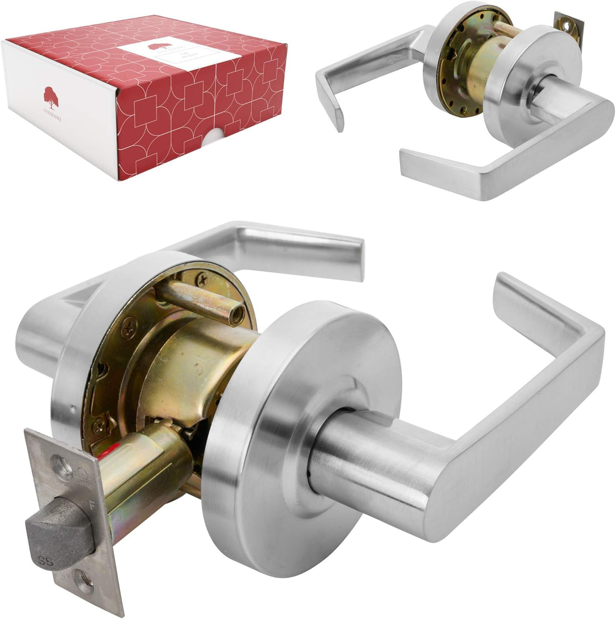 Nickel Chrome Finish Grade 2 Lockset M23942