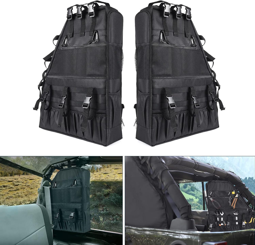 Roll Bar Storage Bag Organizers with Multi-Pockets S5908