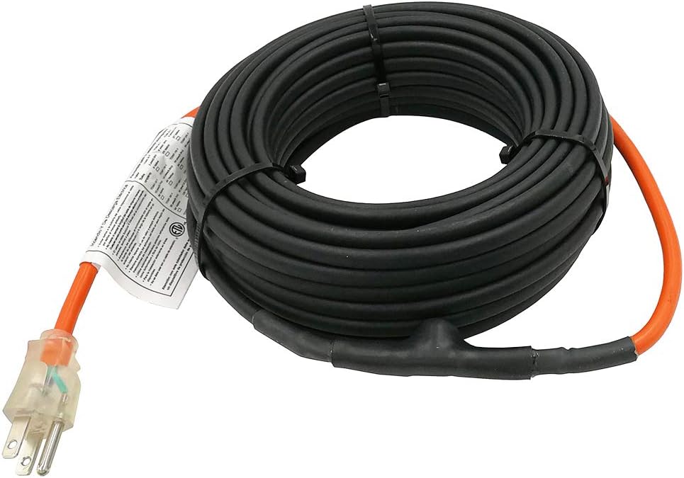 60-feet Self Regulating Pipe Heating Cable 120V B8276