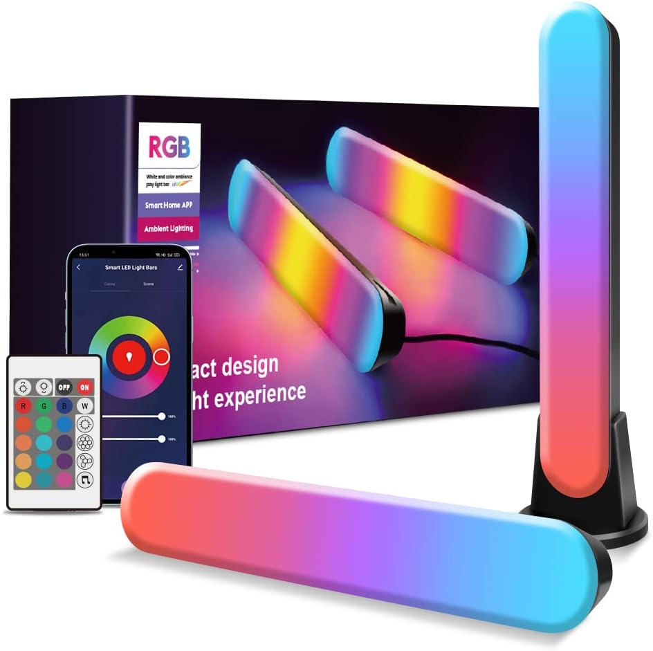 RGBIC WiFi Smart LED Light Bars Pack of 2 G319588