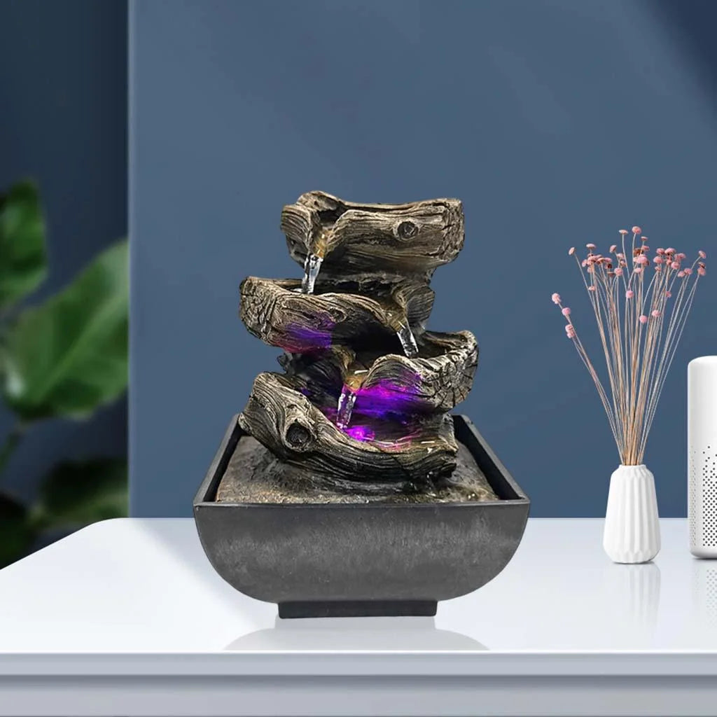 Mini Tabletop Fountain Water Fountain with Automatic Pump Z68487