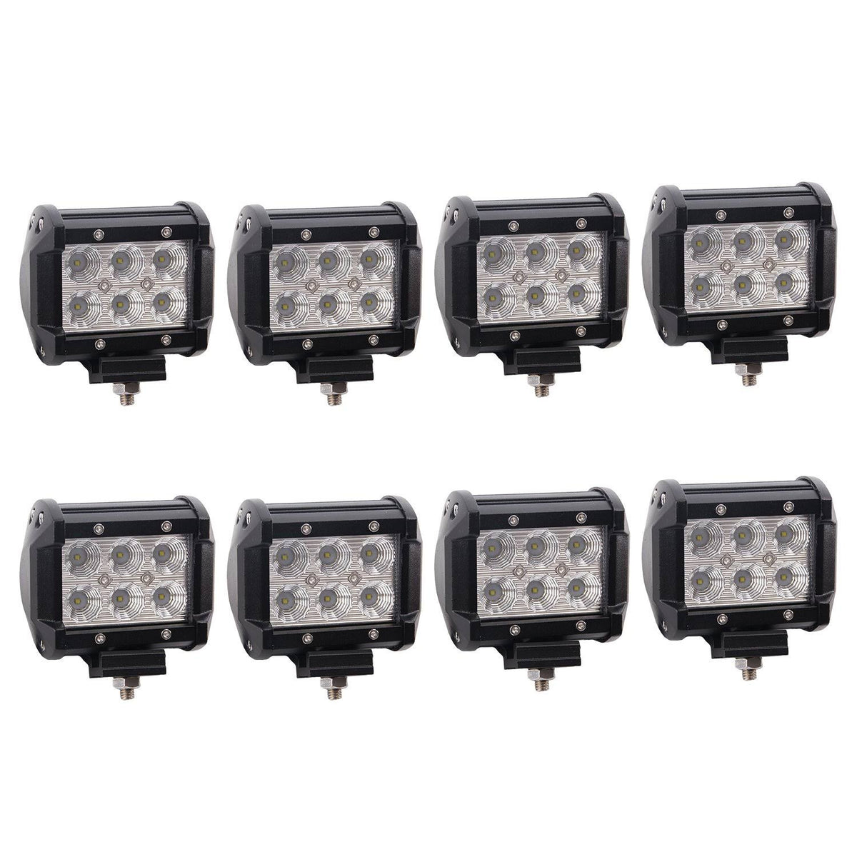 8 Pack 18W LED Light Bar K566076