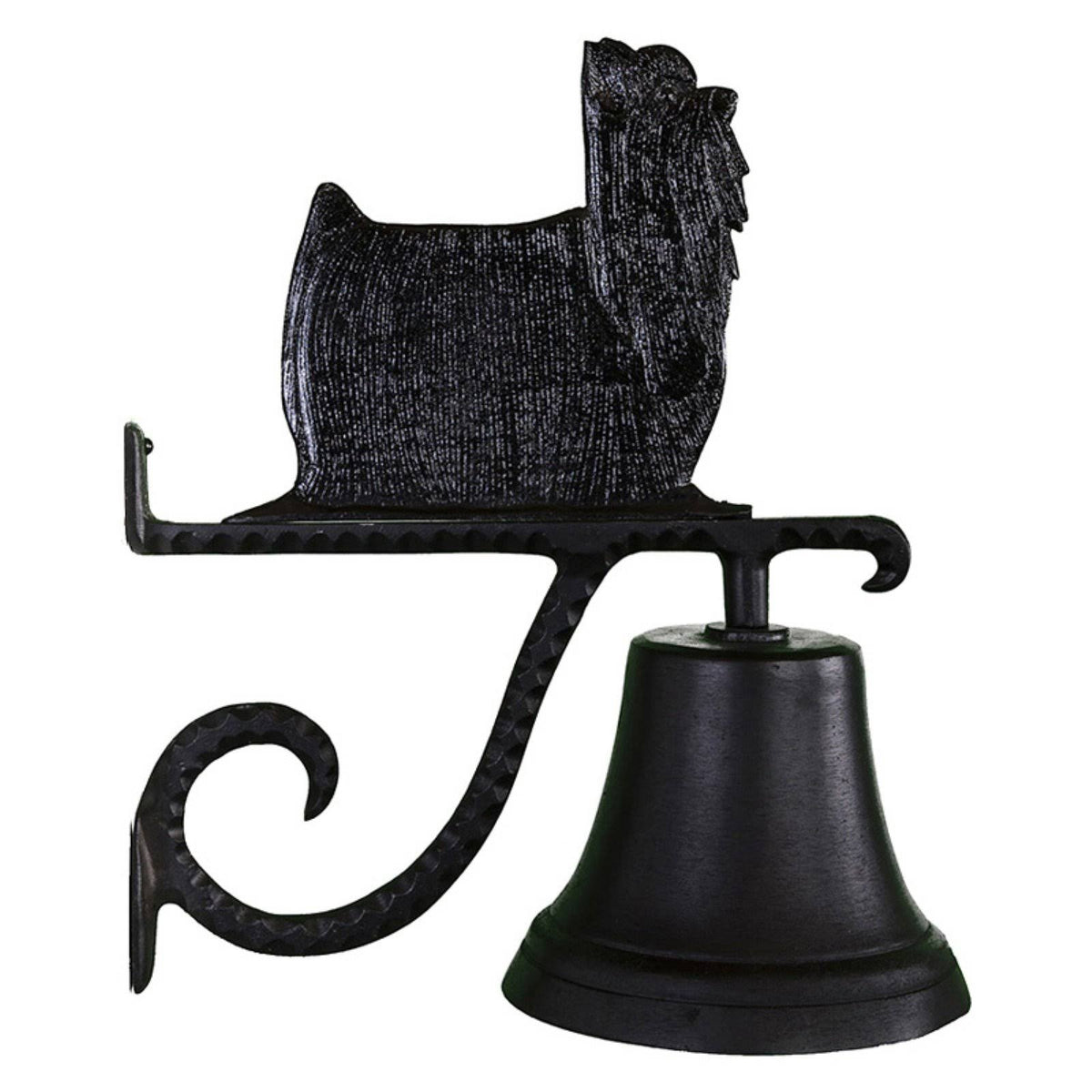 Cast Bell with Black Yorkshire Terrier A586127
