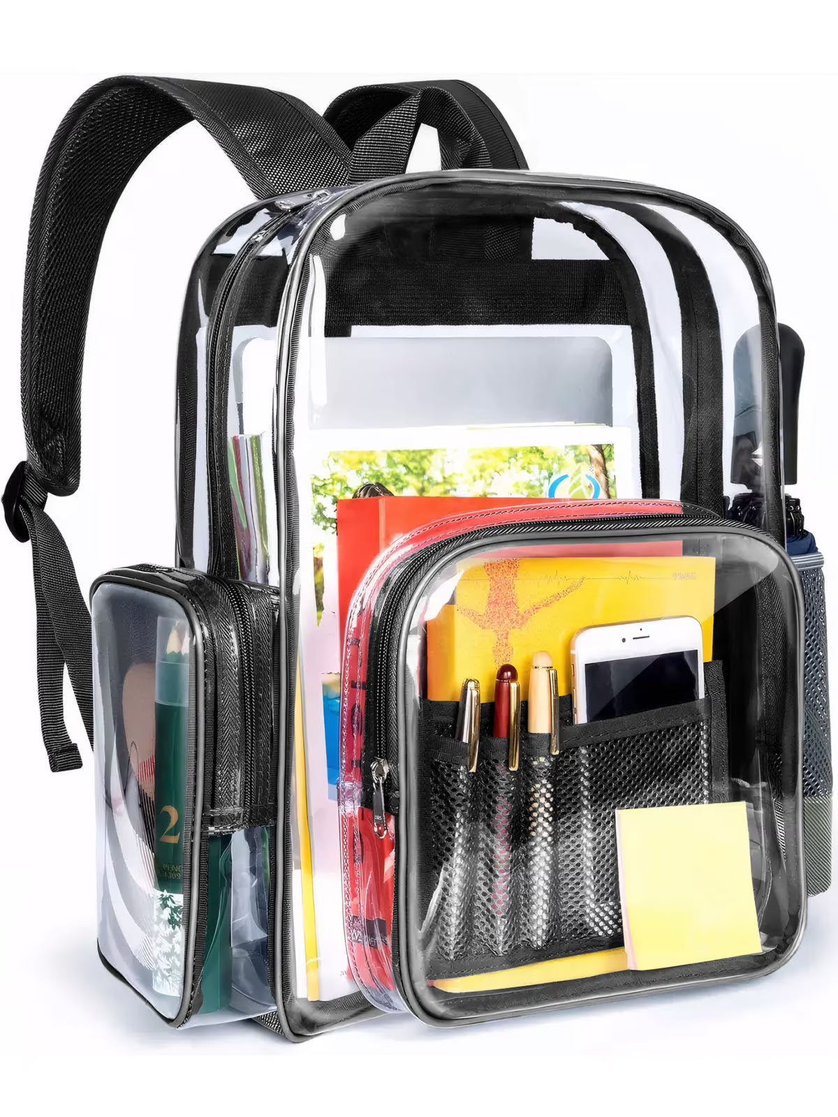 Clear Backpack with Reinforced Strap H21927