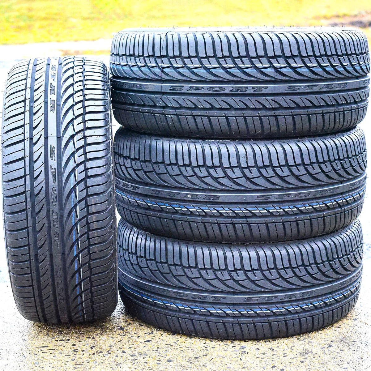 Set of 4 235/55R17 High Performance Tires N6404