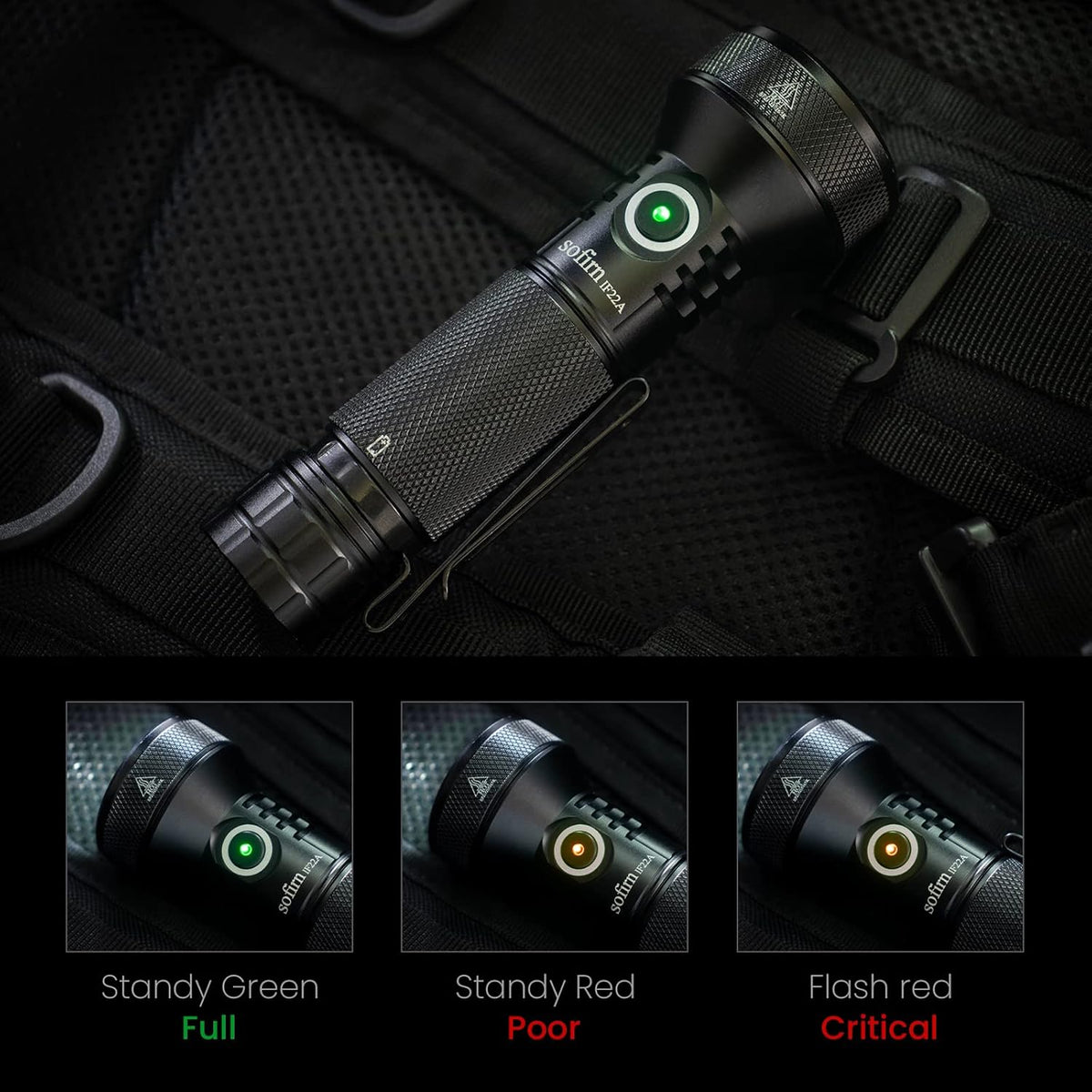 Rechargeable 2100 Lumen LED Flashlight with TIR Lens D937992