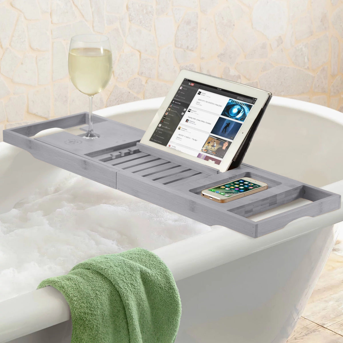 Bathtub Caddy with Extendable Sides Z75235