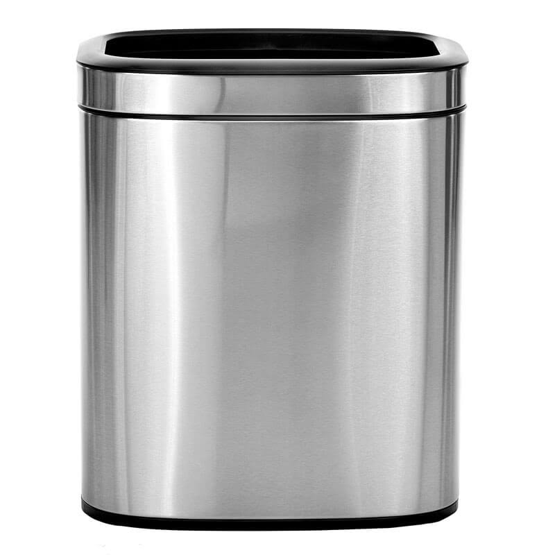 Stainless Steel Slim Open Trash Can W36701