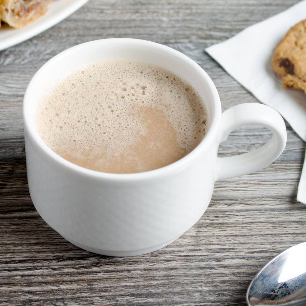 White 6 oz Porcelain Stackable Cup L11456