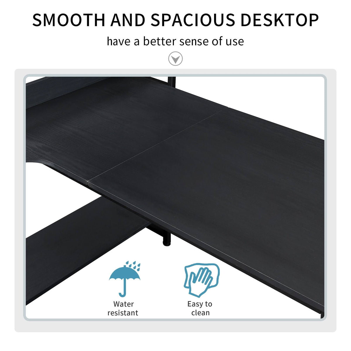 Tiger 5-Tier Open Bookshelf Desk N12823