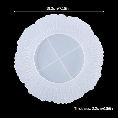 Round Fruit Tray Silicone Epoxy Casting Mould F124