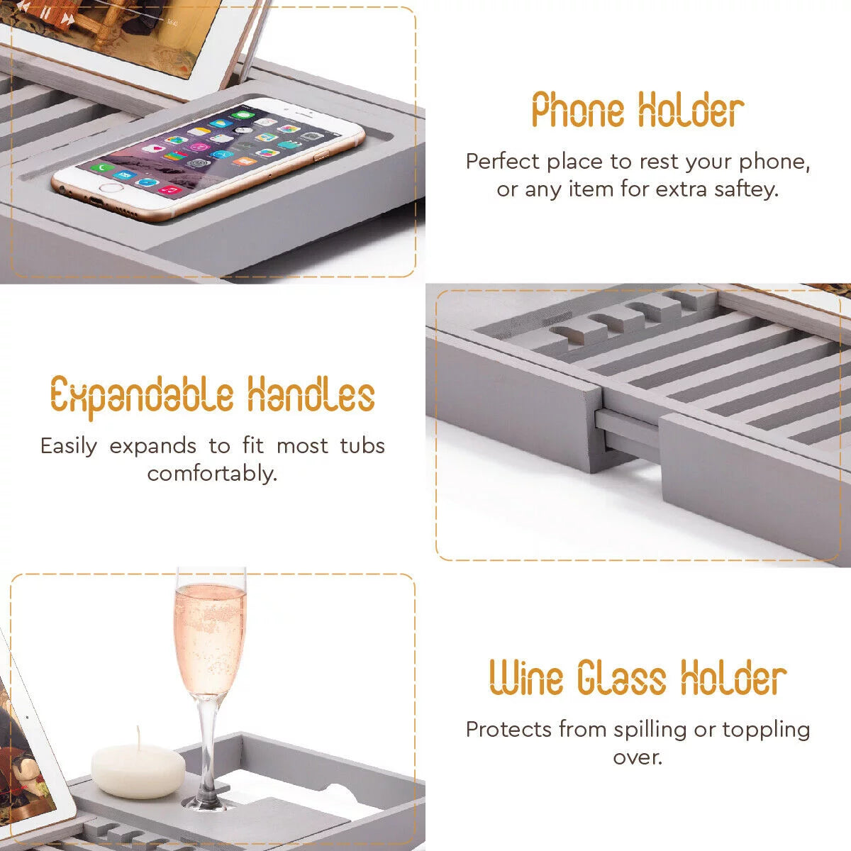 Bathtub Caddy with Extendable Sides Z75235