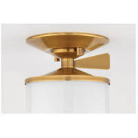 Aged Brass Semi Flush Light T634