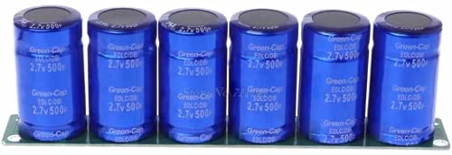 6Pcs 2.7V 500F Super Capacitor with Protection Board I11116
