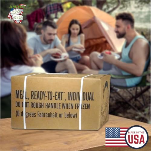 12 Packs MRE with Flameless Heaters, Freeze Dried Meals F845