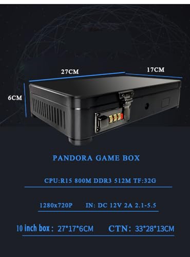 10 inch Portable Retro Video Game Player with 20000+ Classic Games F899786