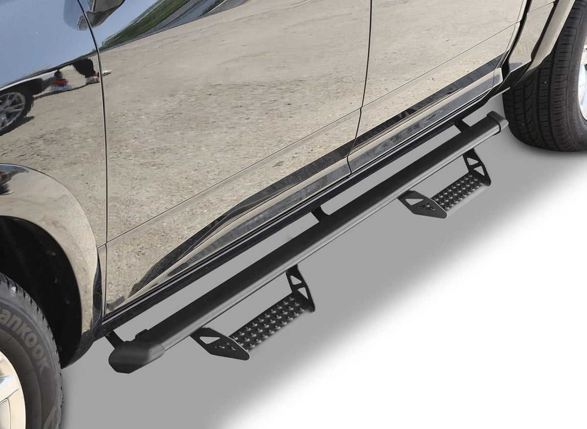 Black 3 Inches Running Boards for Toyota Tacoma Double Cab K2626