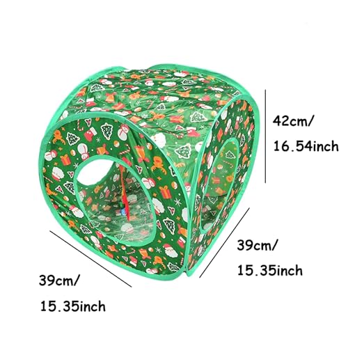 Foldable Cat Tunnel Cube Playhouse J231197