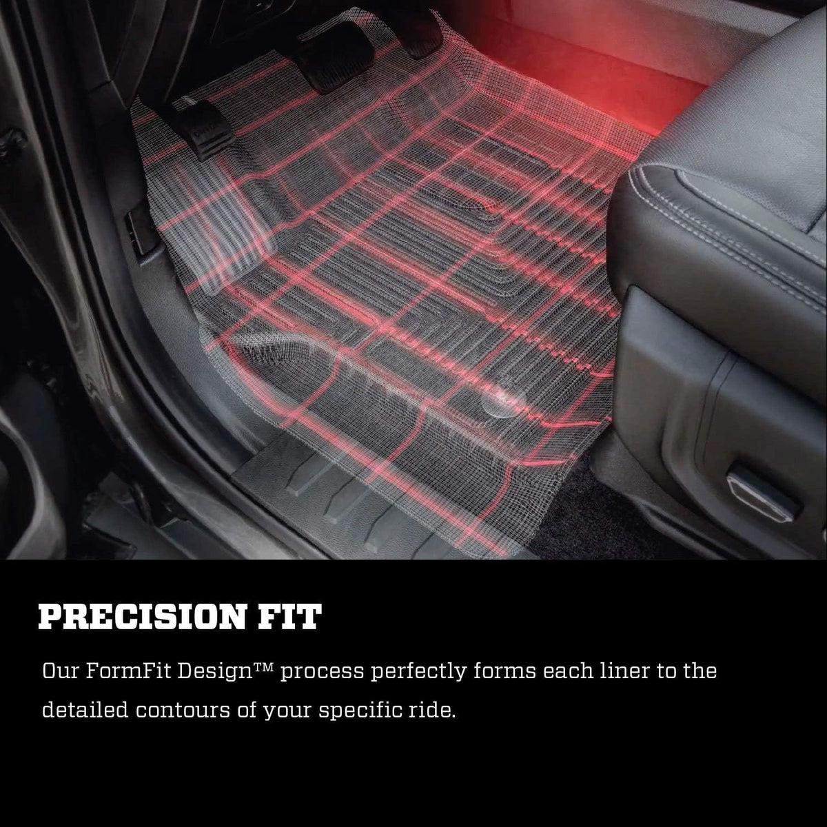 Black Front & 2nd Seat Floor Liners 3 Pcs H965819
