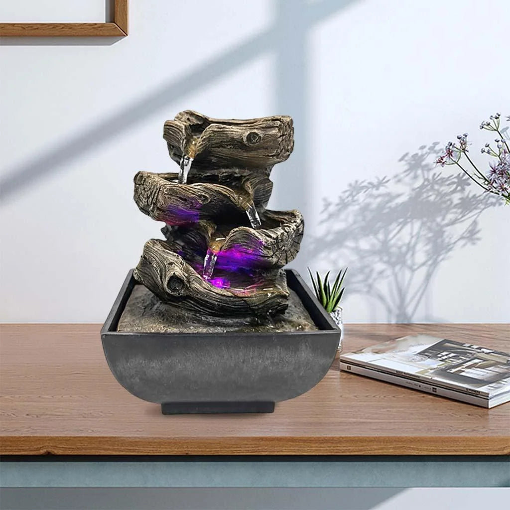 Mini Tabletop Fountain Water Fountain with Automatic Pump Z68487