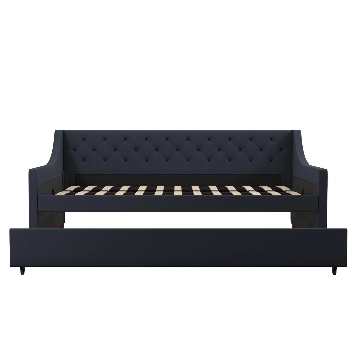 Blue Linen Daybed and Trundle R972
