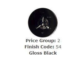 Gloss Black Square Tile for Shower Drain H65367