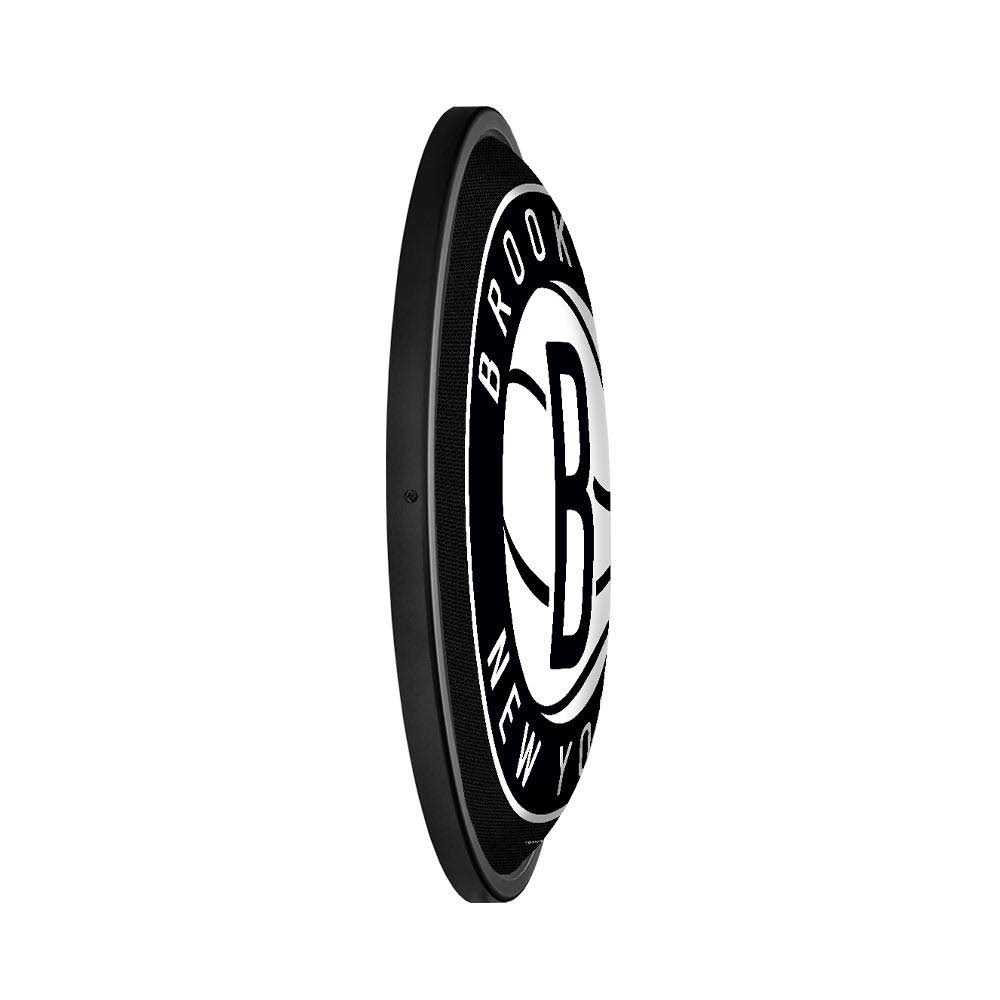 Round Slimline Lighted Wall Sign J595753
