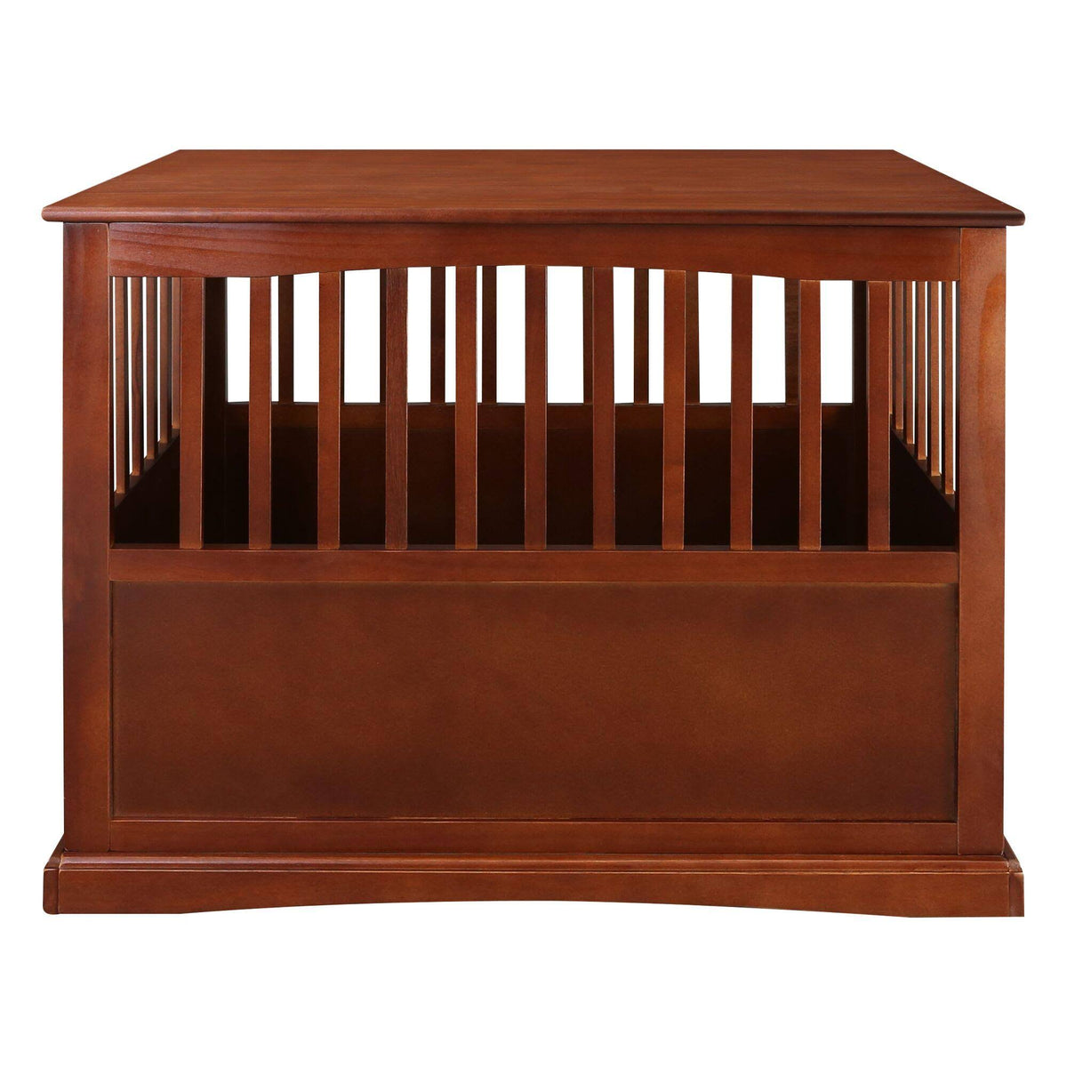 Walnut Pet Crate End Table J730