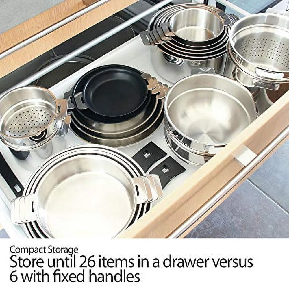 White 6 Pc Cookware Set J451
