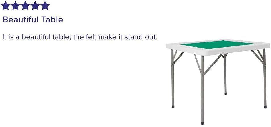Green 4-Player Folding Card Game Table with Cup Holders A50808