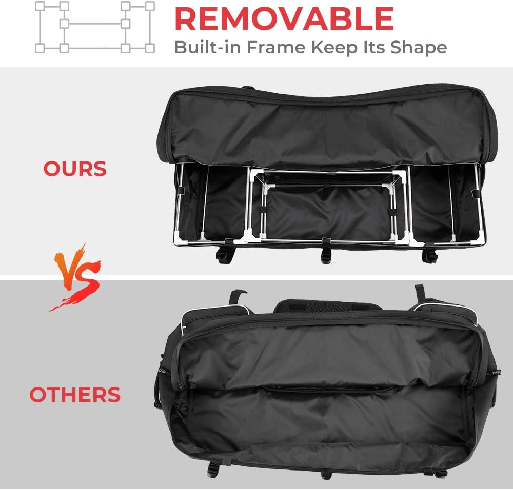 Water-Resistant ATV Storage Seat Bag with Cushion N762637