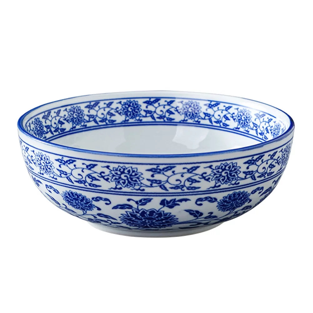 Blue and White Porcelain Ceramic Bowl N9905