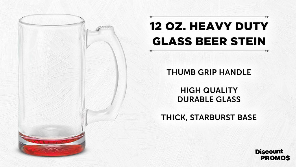12 oz Beer Mugs Set G75618