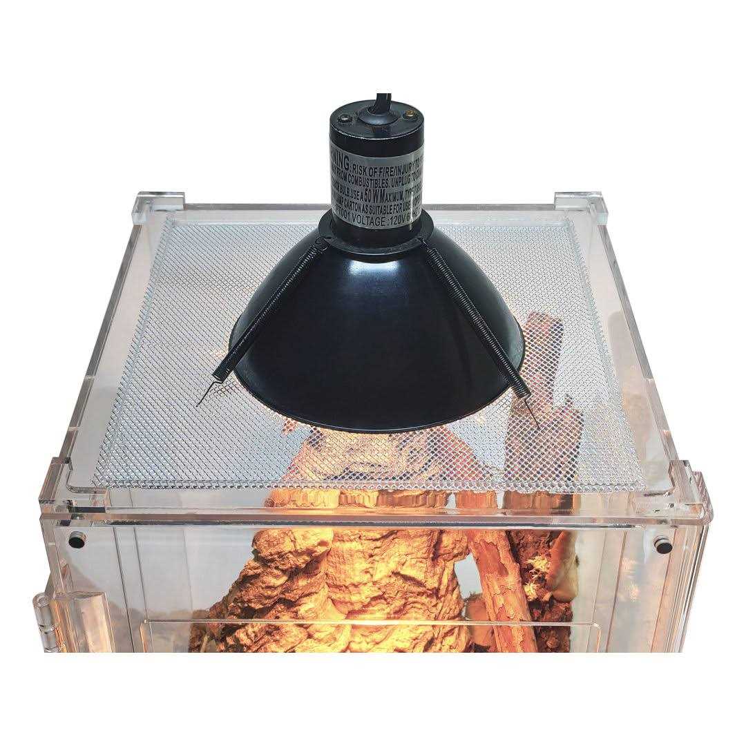 Acrylic Reptile Enclosure Front-Opening 8x8x12 E23741