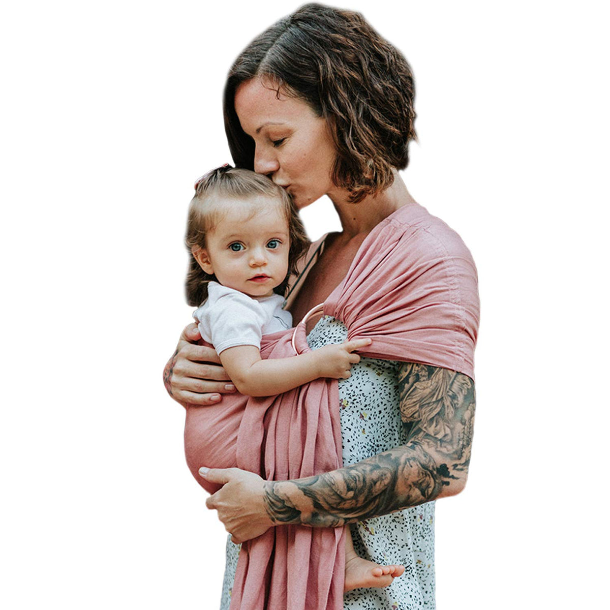 Bamboo and Linen Ring Sling Baby Carrier U756