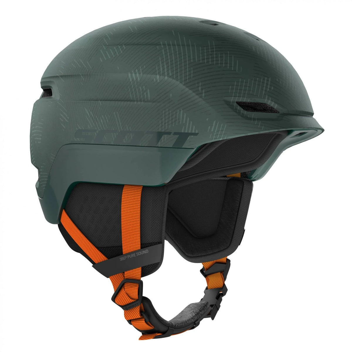 Sombre green pumpkin Orange Helmet L2548