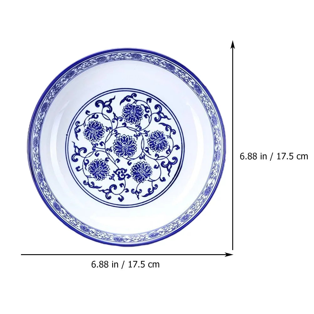Blue and White Porcelain Ceramic Bowl N9905