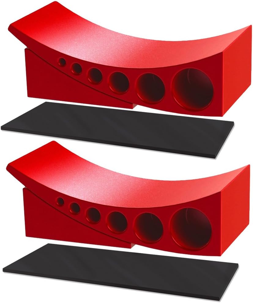 2-Pack Camper Leveler & Chock Set with Rubber Mats P6249