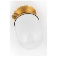 Aged Brass Semi Flush Light T634
