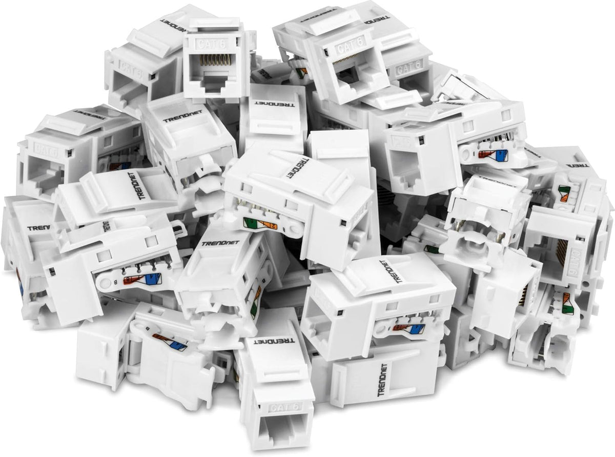 Cat6 RJ45 Keystone Jack 50-Pack S482085