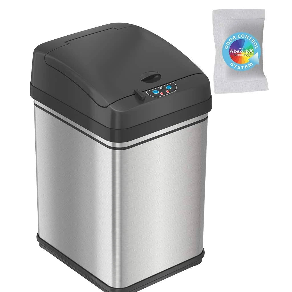 8 Gallon Sensor Trash Can with Odor Filter T1708