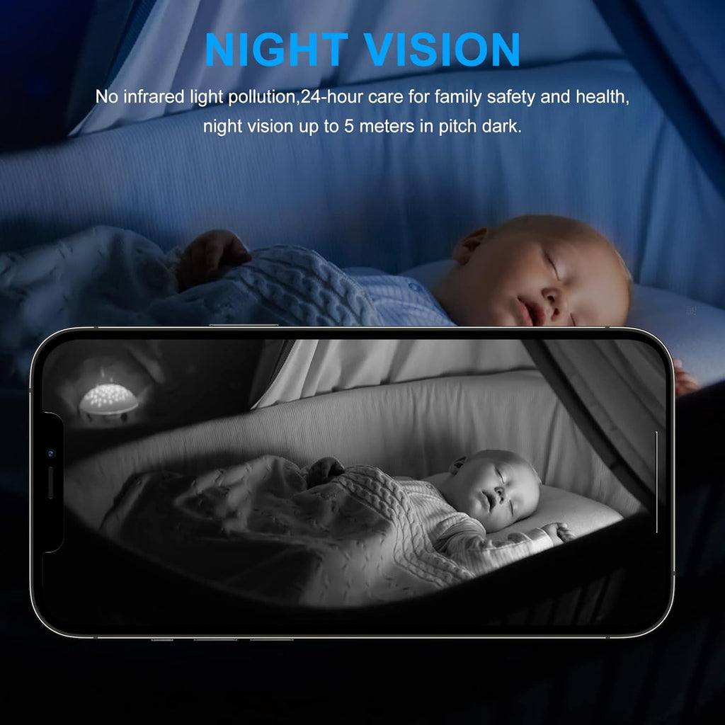 Indoor WiFi Security Camera with Infrared Night Vision and Motion Tracking R54987