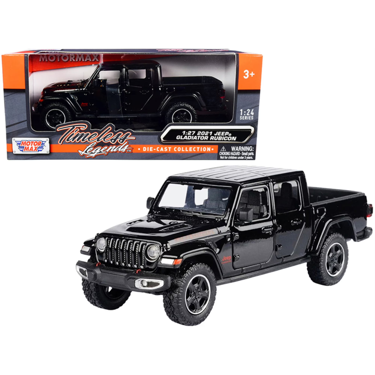 Black 1/24 Diecast Model Car Y180