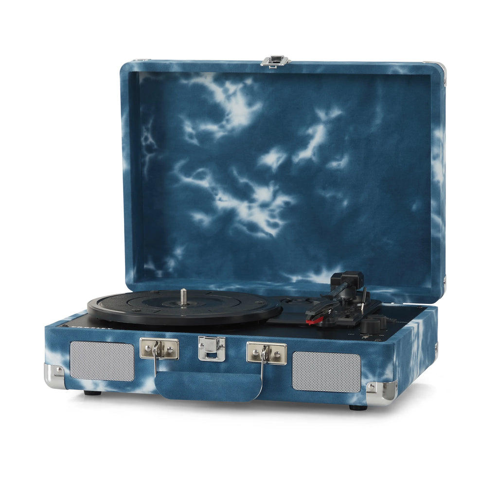 Vinyl Record Player with Speakers and Bluetooth Turntable W25205