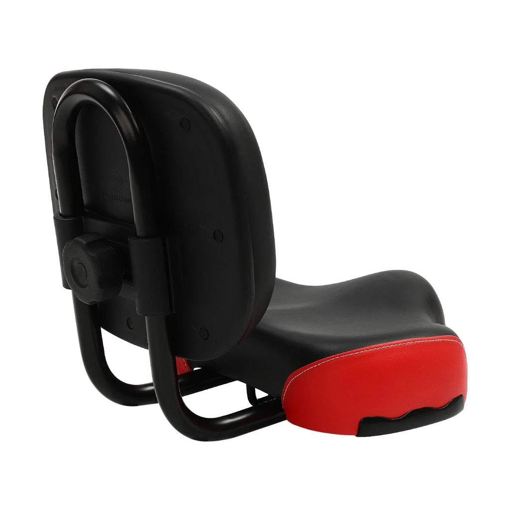 Red/Blue 11.5" x 9.5" Wide Bike Seat with Backrest Q98102