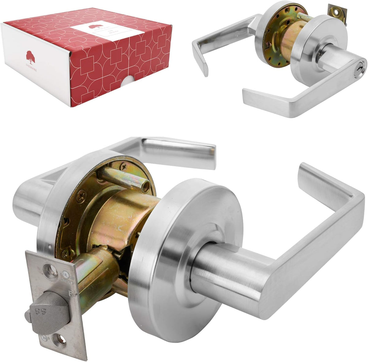 Nickel Chrome Finish Grade 2 Lockset M23942