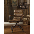 Vintage Whiskey Top Grain Leather Executive Office Chair L101